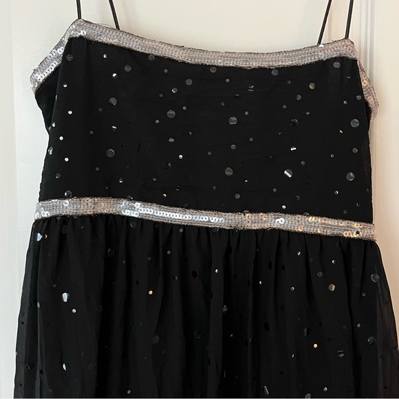 Hazel Black Dress w/ Accents Medium - Picture 4 of 12